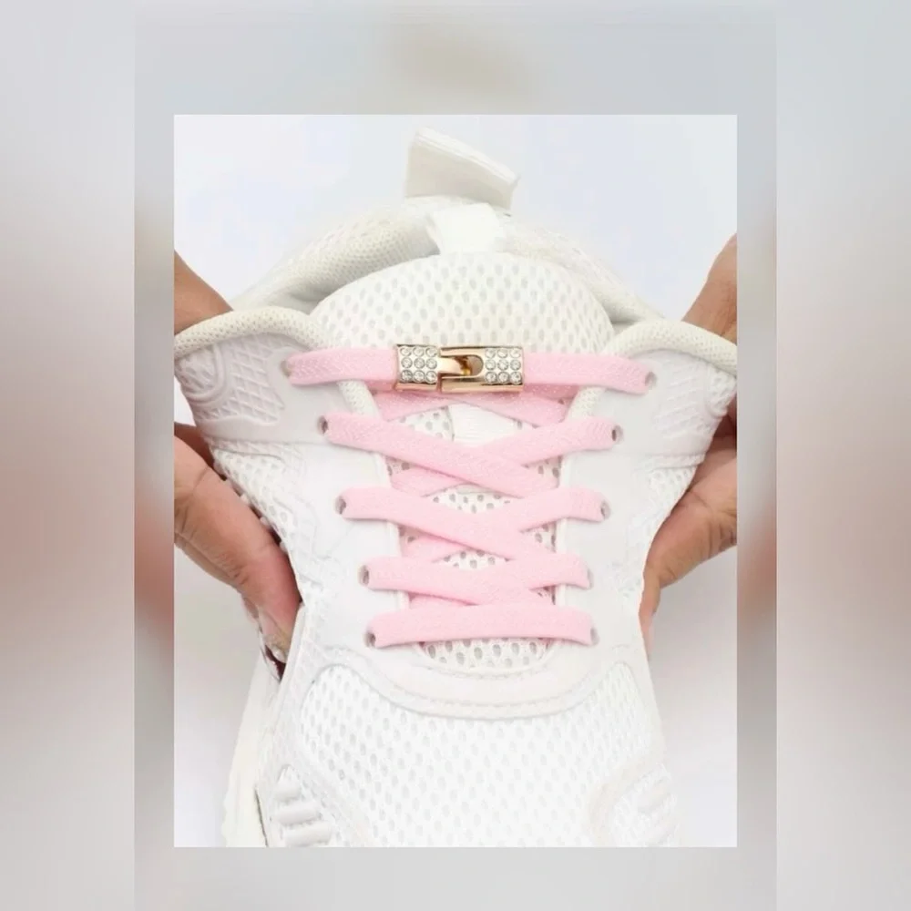 Pink Shoe Laces - Picture 1 of 3
